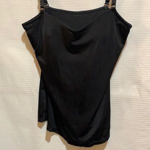 SHEAR SHAPER CAMI BLACK SZ 36B BRA/HOOKS ADJ STRAP